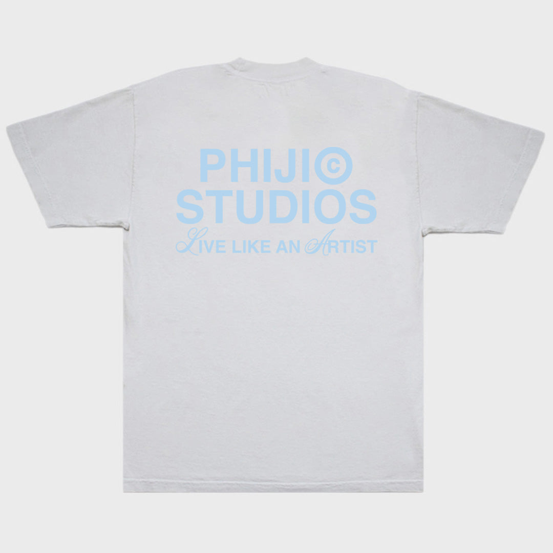 WHITE BASIC TEE